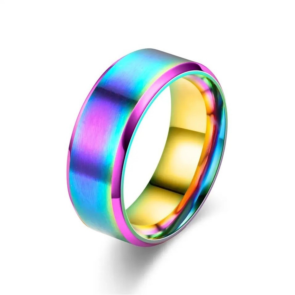 Multicolor Titanium Ring